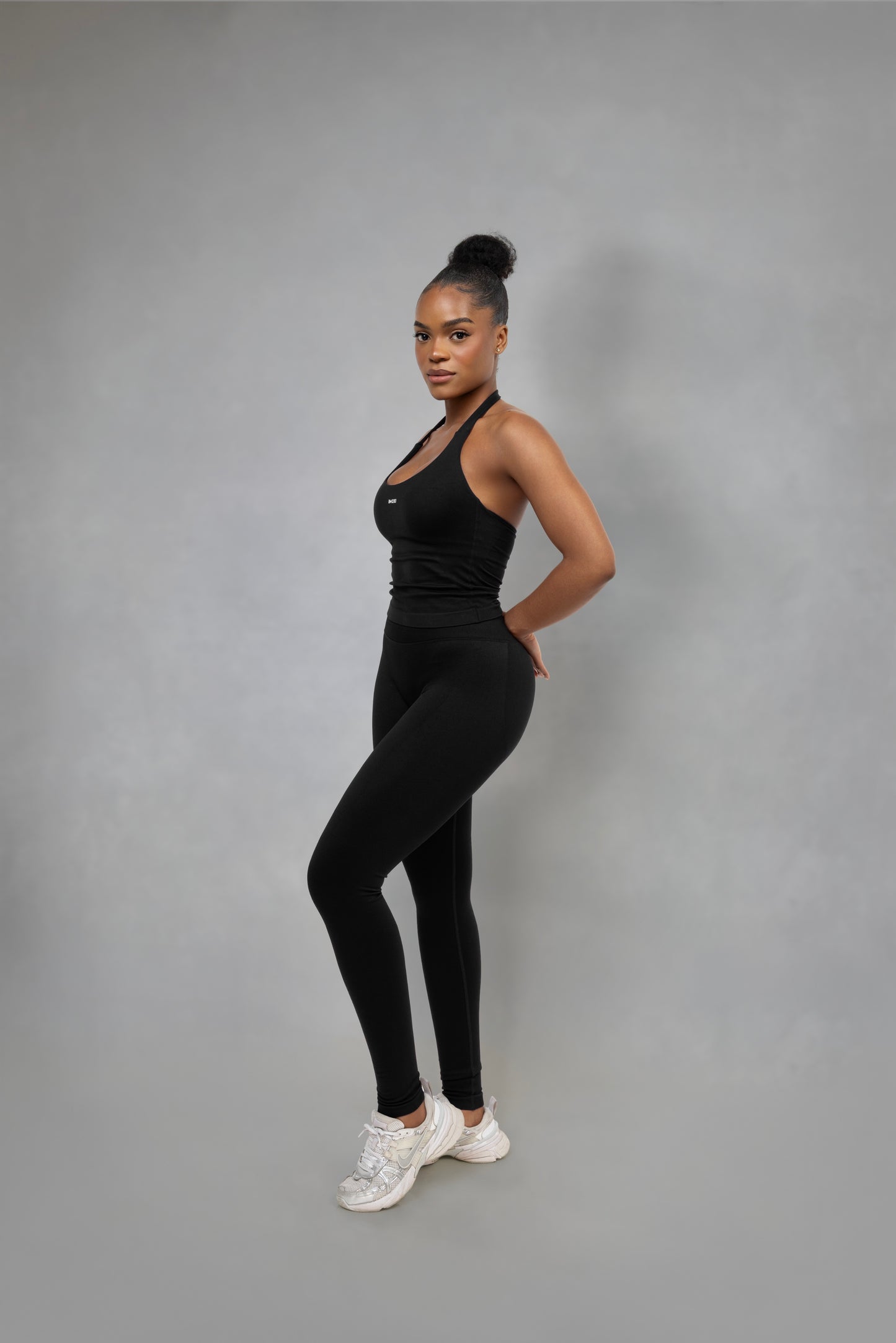 Alita Invisible Scrunch Leggings | Black