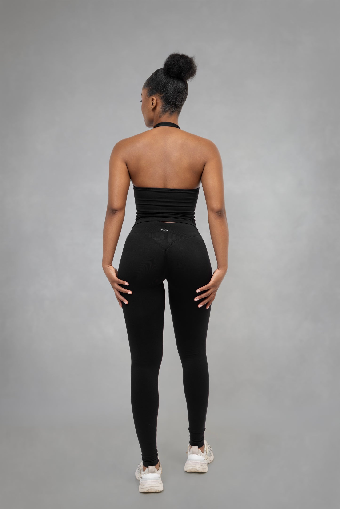 Alita Invisible Scrunch Leggings | Black